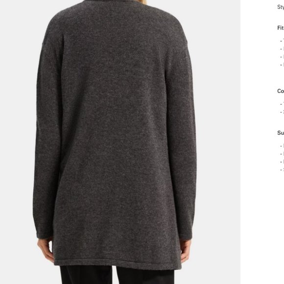 🥰 Theory wool cashmere cardigan - Picture 5 of 5